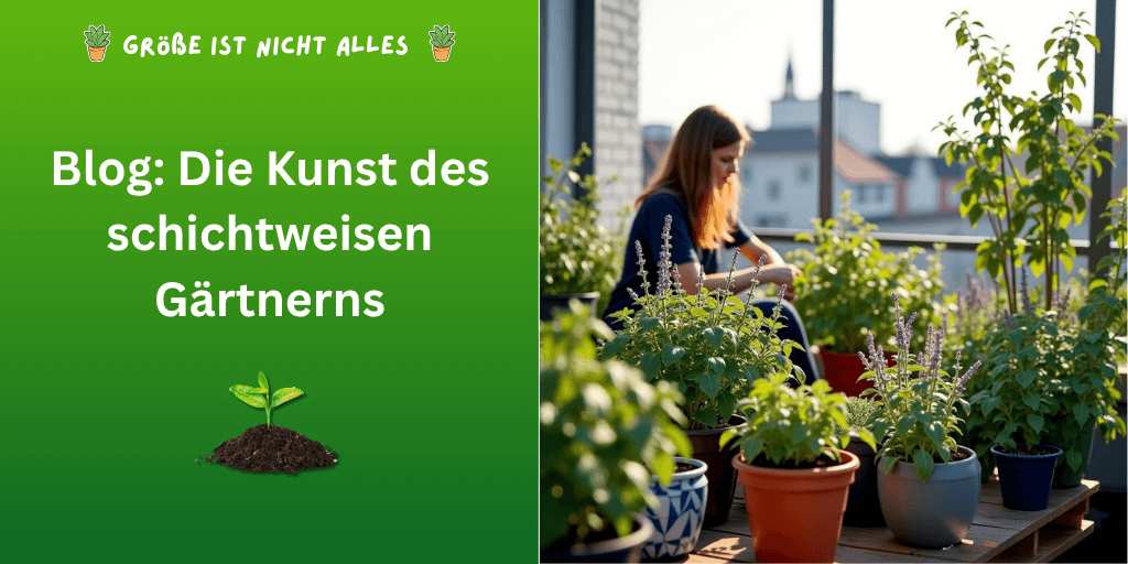 Größe ist nicht alles schichtweisen Gärtnerns