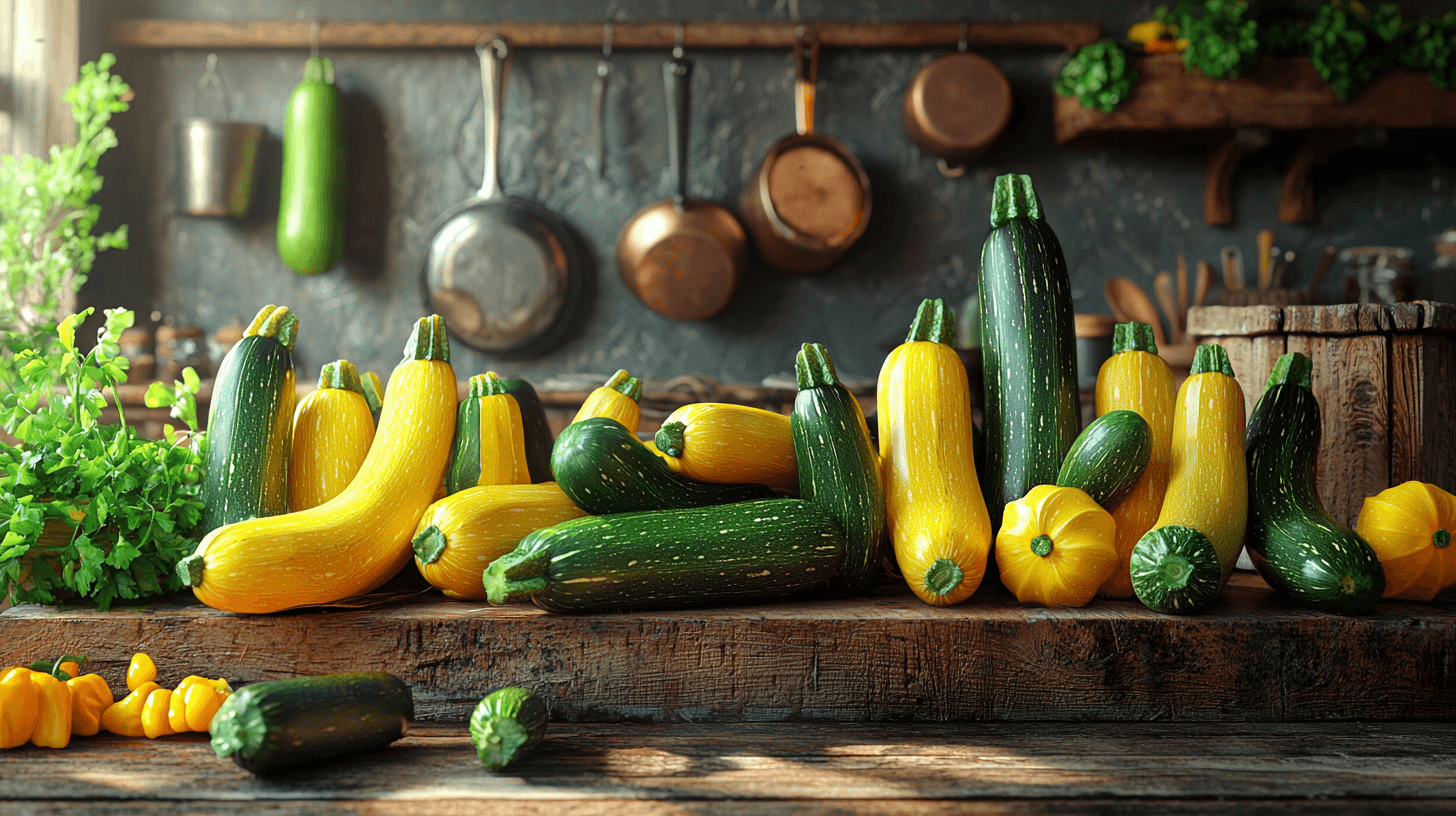 Zucchini-Vielfalt: Ein Regenbogen auf dem Teller