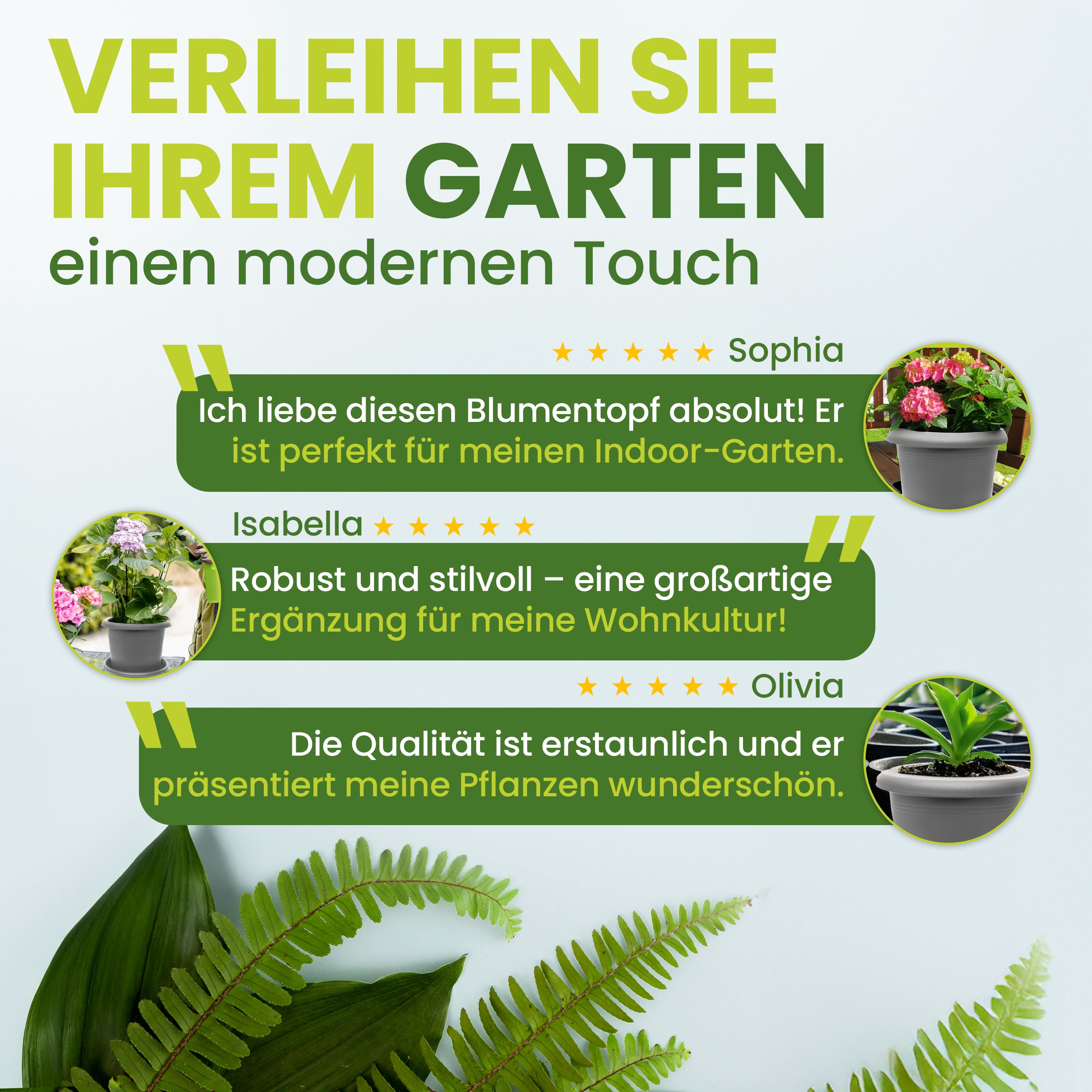 2er Blumenkübel XXL Groß, Groß Ø80 x H63 cm, Garantiert kippsicher mit Drainagesystem - Extrem belastbare Pflanzkübel - Stabile Blumentopf Groß Anthrazit