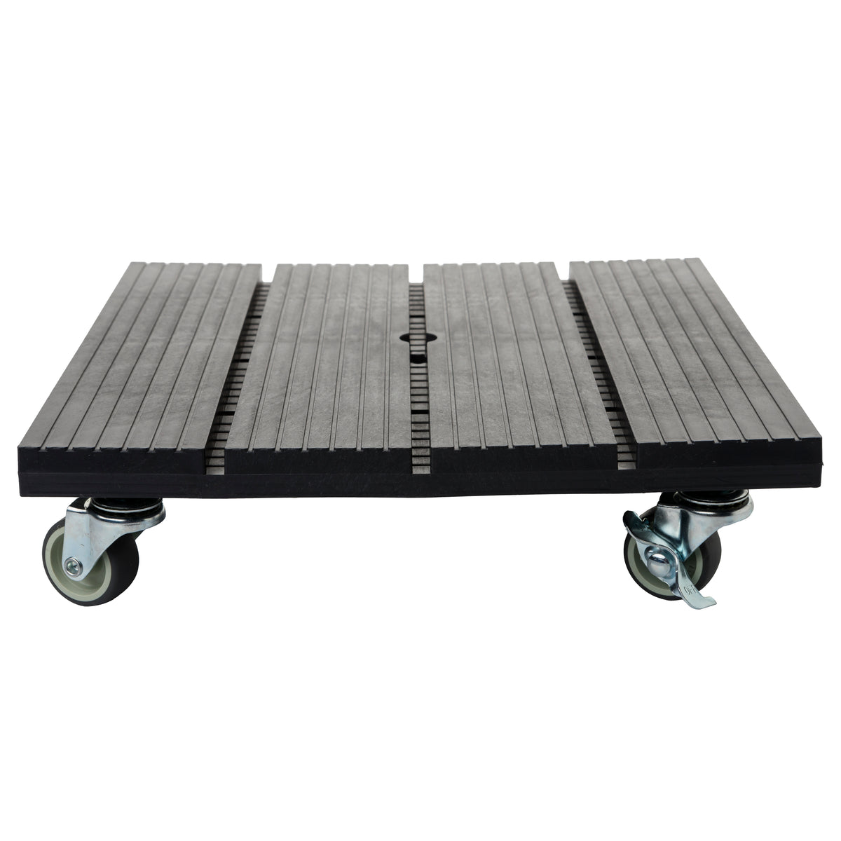 Pflanzenroller 1er Set, 30x30 cm Anthrazit, Wetterfest & Bis 80 kg Tragkraft
