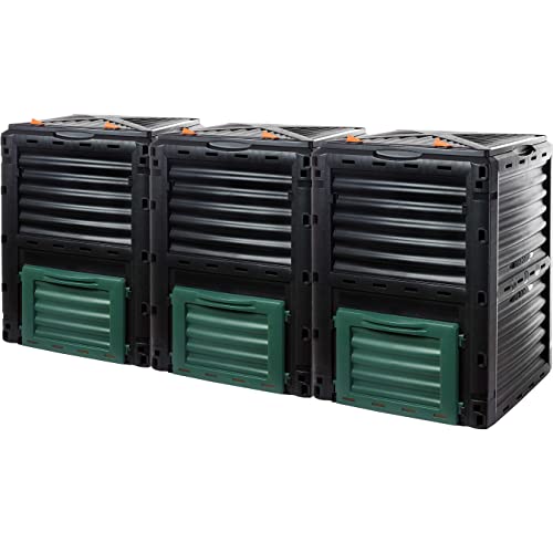 Kompostnik Sustania, set 3 kosov, 300l, 83x61x61cm, izdelano v EU