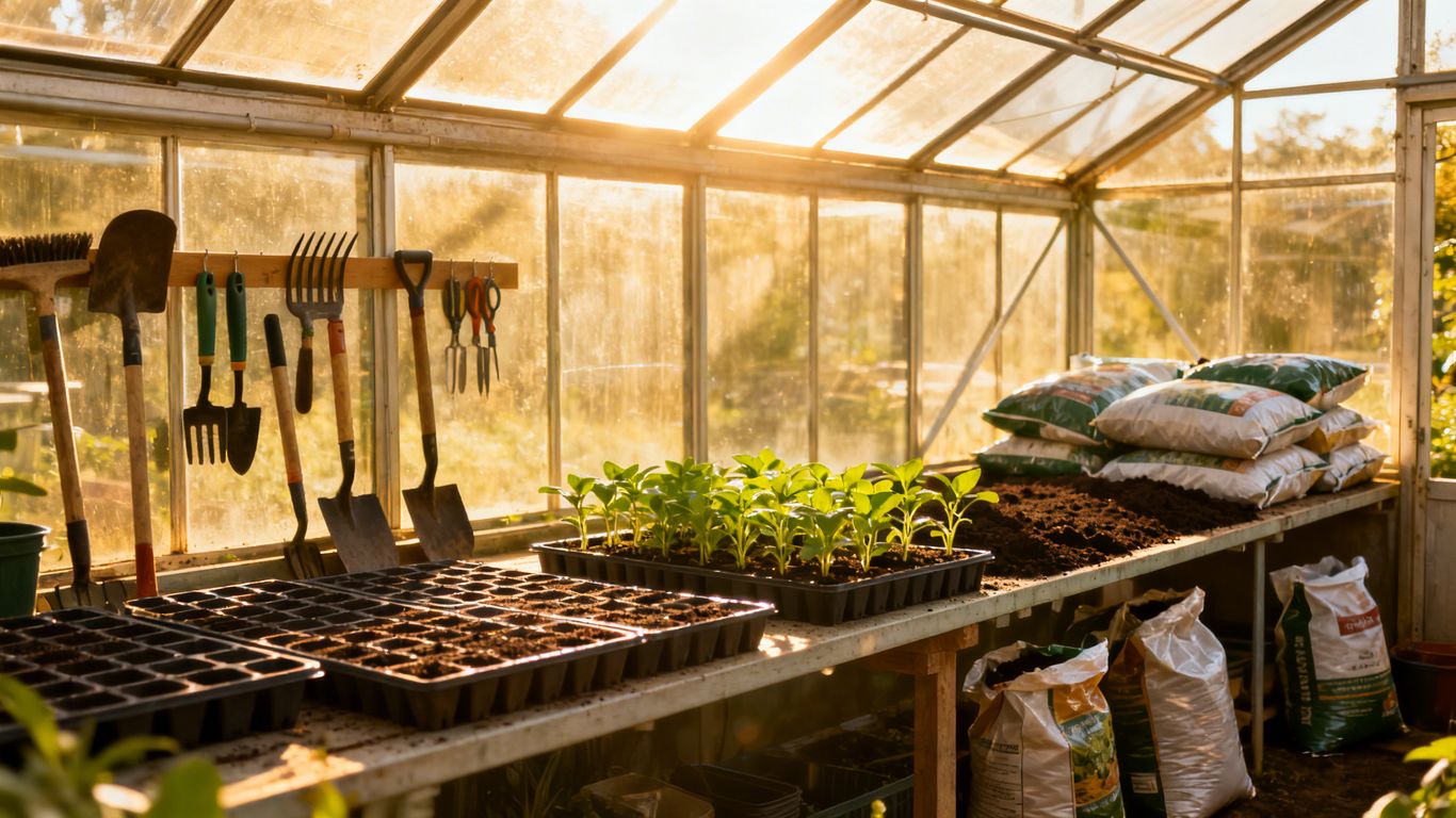Gewächshaus im Frühjahr vorbereiten – sauber & startklar