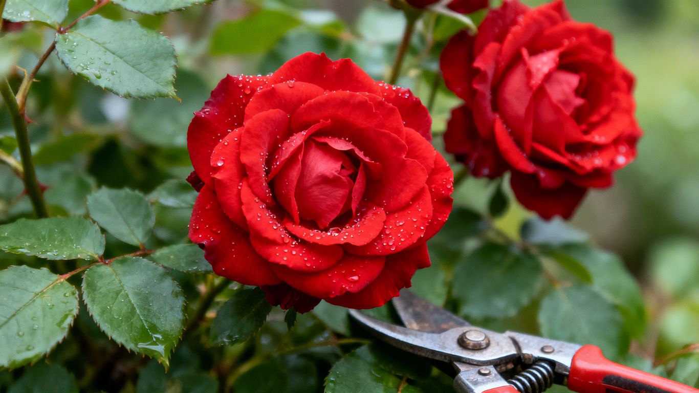 Rosen im März schneiden für üppige Blüte