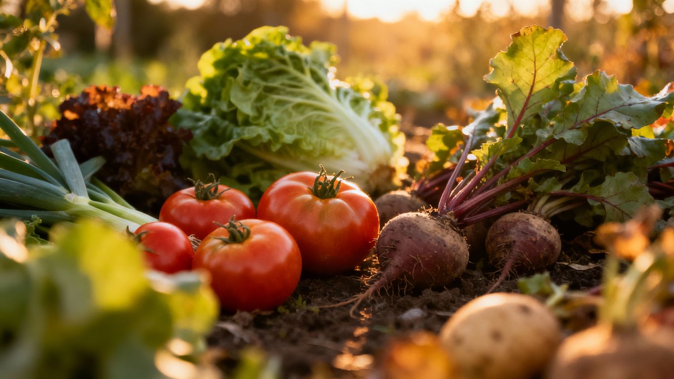 Spätgemüse im Garten ernten