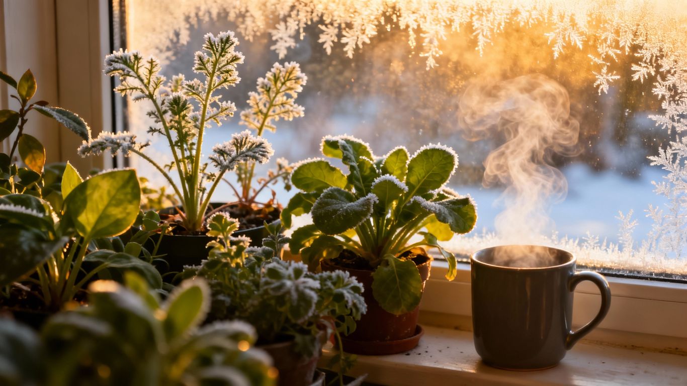 Winterliche urbane Gartentrends auf Instagram und TikTok.