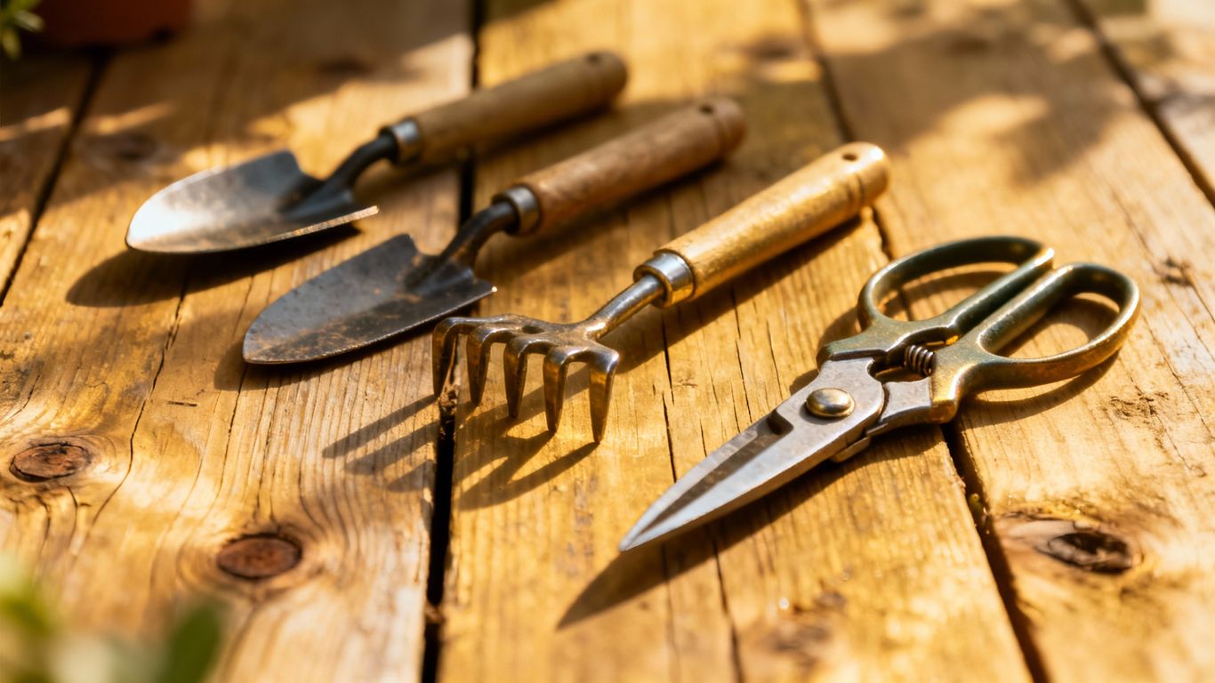 Gartengeräte für kleine Flächen