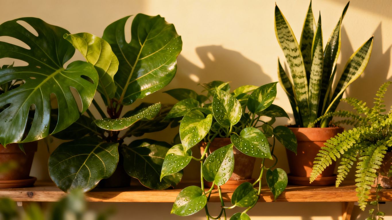 Zimmerpflanzen für wenig Licht im Herbst und Winter