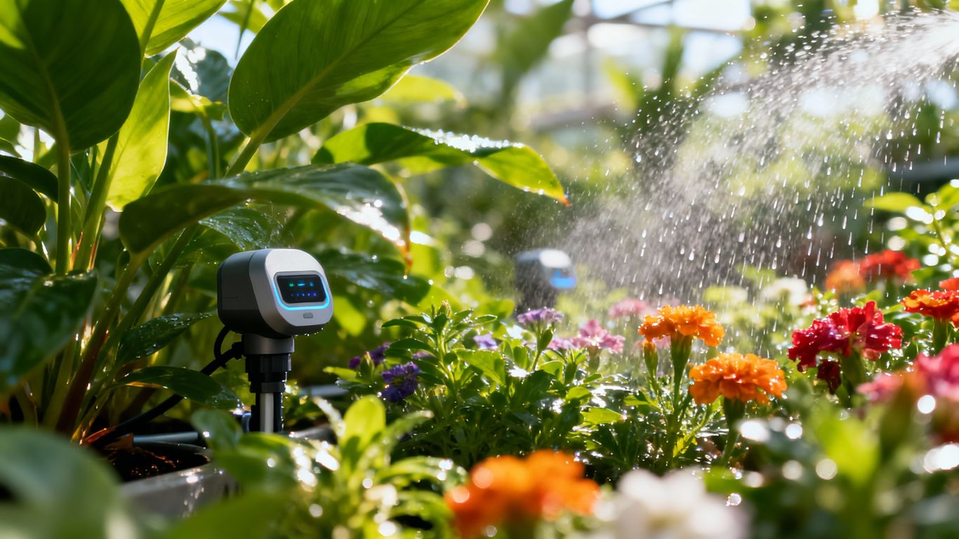 Sensoren und Automatisierung im städtischen Garten