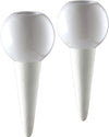 2er Set Keramik Wasserspender 110ml - Eleganter Pflanzenbewässerer, Wasserspeicher Made in EU, Höhe 14 cm