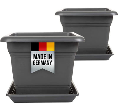 2er Set Blumentopf 40x40 cm